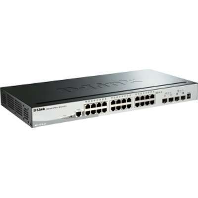 D-Link Systems DGS-1510-28X 28-Port Gigabit Stackable SmartPro Switch with 4 10GbE SFP+ Ports