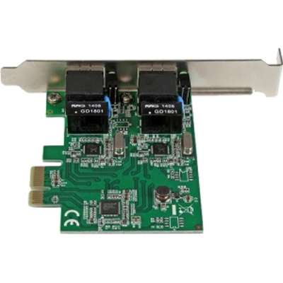 StarTech.com Dual Port Gigabit PCIe Network Card - PCIe