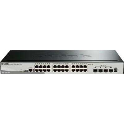 D-Link Systems DGS-1510-28XMP 28-Port Gigabit Stackable SmartPro PoE Switch