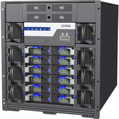 NVIDIA 43TB/S, 216-Port EDR Infiniband Chassis Switch, Includes 8 Fans and 4 Power Supplies