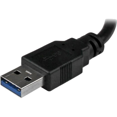 StarTech.com USB 3.0 Hub with Ethernet - Adapter with Built-In 2-Port USB Hub