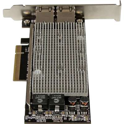 StarTech.com 2-Port 10Gb PCIe Network Card with Intel X540 Chip - 10GBASE-T