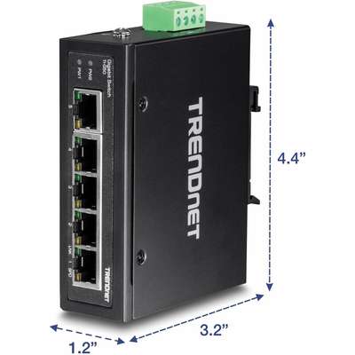 TRENDnet 5-Port hardened Industrial Gigabit Switch