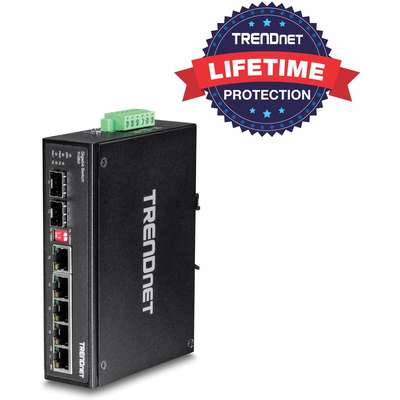 TRENDnet 6-Port hardened Industrial Gigabit Switch