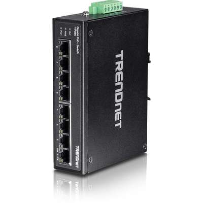 TRENDnet 8-Port hardened Industrial Gigabit PoE+ Switch