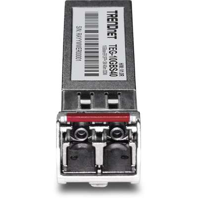 TRENDnet 10GBASE-ER SFP+ Single Mode LC Module 40KM (24.9 miles) with DDM