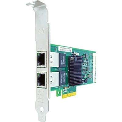 Axiom Upgrades 10/100/1000MBS Dual Port RJ45 PCIE X4 NIC Card for Intel