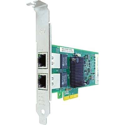 Axiom Upgrades 10/100/1000MBS Dual Port RJ45 PCIE X4 NIC Card for Dell