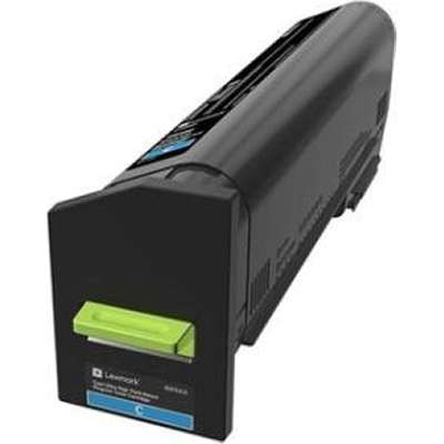 Lexmark Cyan RET Prog Toner Cartridge Hiyld 55K CX860