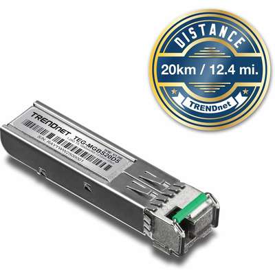 TRENDnet Mini-GBIC Dual Wavelength Single-Mode LC Module 1550 (20KM)