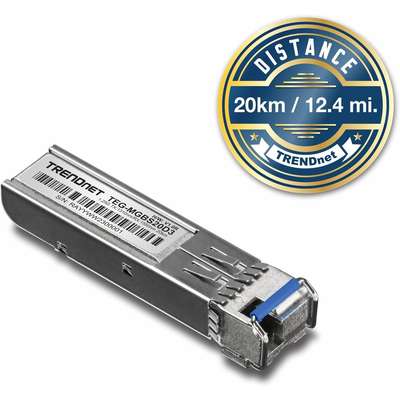 TRENDnet Mini-GBIC Dual Wavelength Single-Mode LC Module 1310 (20KM)