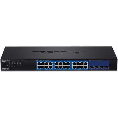 TRENDnet 28-Port Gigabit Web Smart Switch with 10G SFP+ slots