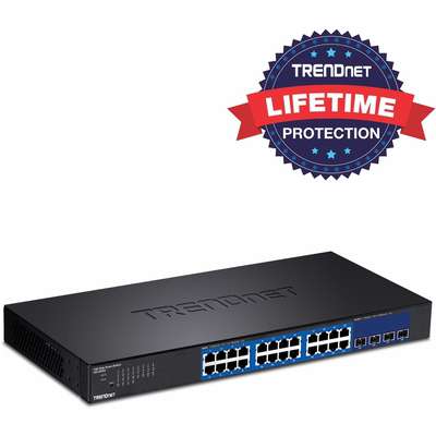 TRENDnet 28-Port Gigabit Web Smart Switch with 10G SFP+ slots