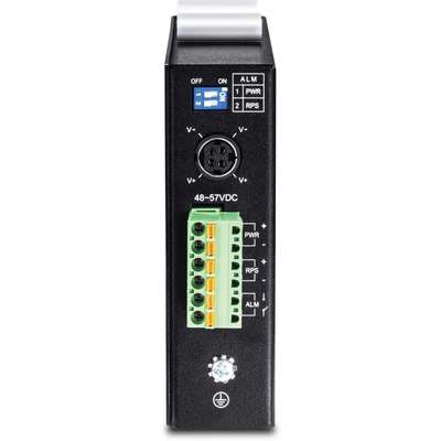 TRENDnet 6-Port hardened Industrial Gigabit PoE+ Layer 2 Managed DIN-Rail Switch