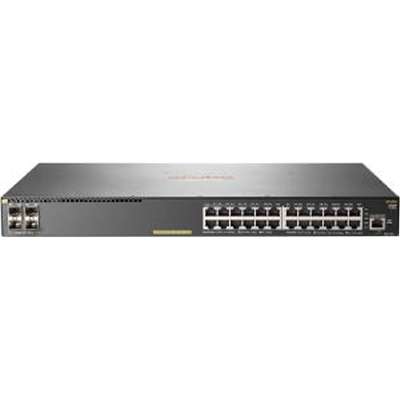 HPE Aruba 2930F 24G PoE+ 4SFP+ TAA-Compliant Switch