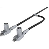 Noble Security Systems Noble Dual Head Lock with One T-Bar Lock and One Wedge Lock for Attaching to A System