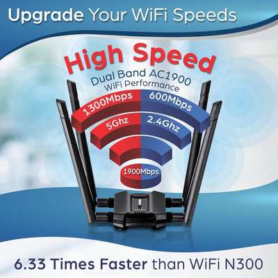 TRENDnet AC1900 High Power Dual Band Wireless USB Adapter