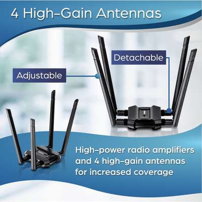 TRENDnet AC1900 High Power Dual Band Wireless USB Adapter