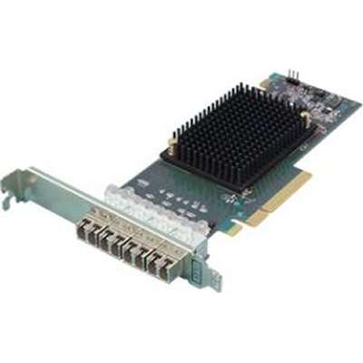 ATTO Technology Quad Channel 16Gb Gen 6 FC to x8 PCIe 3.0 Host Bus Adapter, LC SFP+ Included