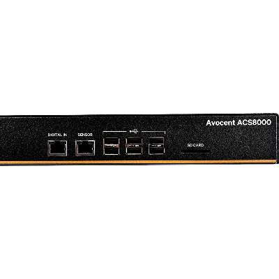 Vertiv 8 Port ACS 8000 Console Server with Single DC Power Supply TAA Compliant