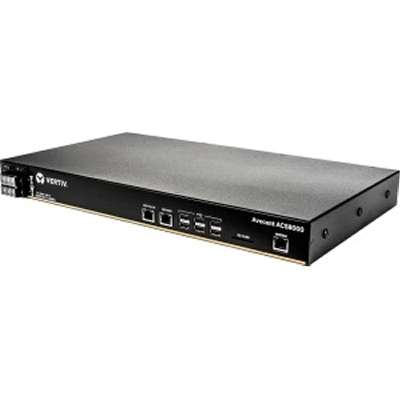 Vertiv 32 Port ACS 8000 Console Server with Dual AC Power Support Builtin Modem TAA