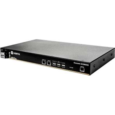 Vertiv 48 Port ACS 8000 Console Server with Dual DC Power Support Builtin Modem TAA