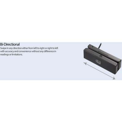 Adesso MSR-100 Magnetic Stripe Card Reader