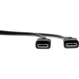 Rocstor 3FT/1M USB-C to USB-C Cable M/M USB 3.1 GEN2 10GB Black
