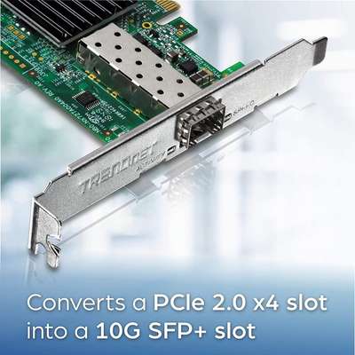 TRENDnet 10 Gigabit PCIe SFP+ Network Adapter
