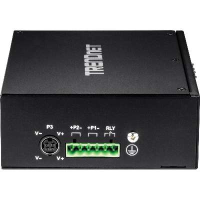 TRENDnet 10-Port Hardened Industrial Gigabit PoE+ DIN-Rail Switch