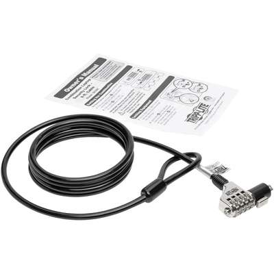 Tripp Lite Combination Laptop Security Lock, 6 ft. Cable