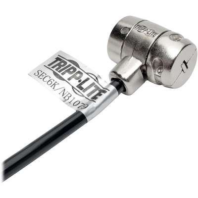 Tripp Lite Keyed Laptop Security Lock, 6 ft. Cable