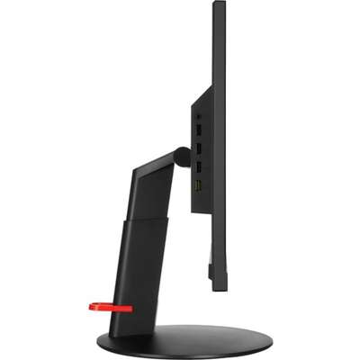 Lenovo 23.8" ThinkVision P24h-10 QHD 2560x1440 LED LCD Monitor HDMI - Glossy Black