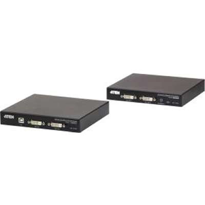 ATEN USB Dual DVI HDBase T 2.0 KVM Extender Up to 330FT with 1920X1200