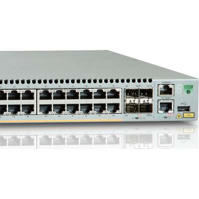 Allied Telesis 48 Port 10/100/1000T PoE+ STK Switch 4 SFP+