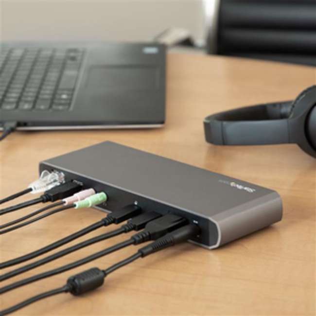 StarTech.com Thunderbolt 3 Dock - Dual 4K 60Hz DP Docking Station - 85W PD