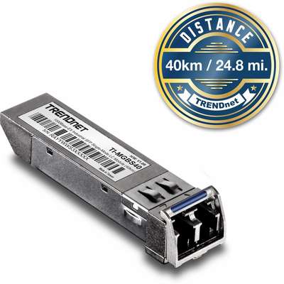 TRENDnet Hardened Mini-GBIC Single-Mode LC Module (40KM)