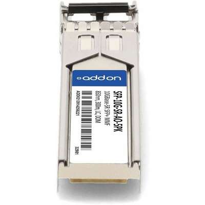 AddOn 5-pack Cisco SFP+ 300M SFP-10G-SR Compat TAA XCVR 10GB SR MMF LC