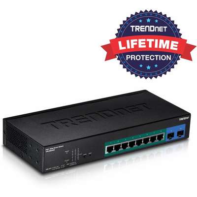 TRENDnet 10-Port Gigabit Web Smart PoE+ Switch