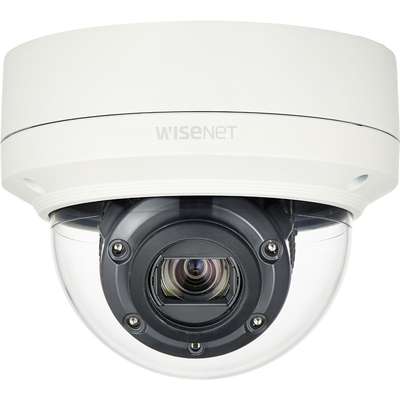 Hanwha Techwin America WiseNet x Powered By WiseNet 5 Network IR Outdoor Vandal dome Camera 2MP Full HD