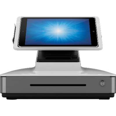 Elo PayPoint Plus, supports 9.7-inch iPad, 3-inch Printer, 2D Barcode Scanner, 5