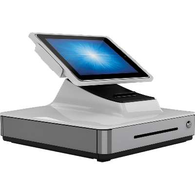 Elo PayPoint Plus, supports 9.7-inch iPad, 3-inch Printer, 2D Barcode Scanner, 5