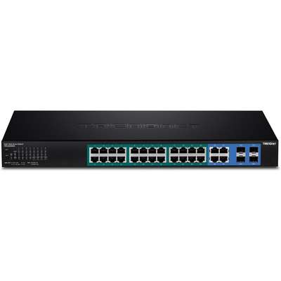 TRENDnet 28-Port Gigabit Web Smart PoE+ Switch (370W)