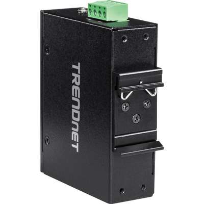 TRENDnet Hardened Industrial SFP to Gigabit UPoE Media Converter
