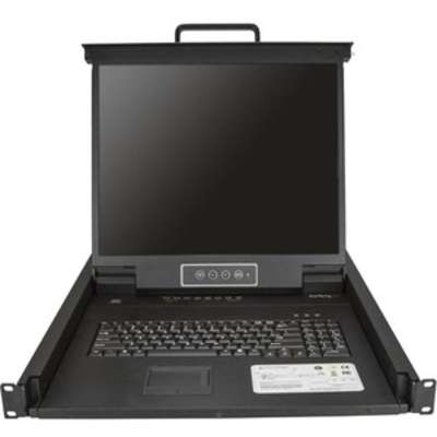 StarTech.com 8 Port Rackmount KVM Console with Cables KVM Switch with 19" LCD