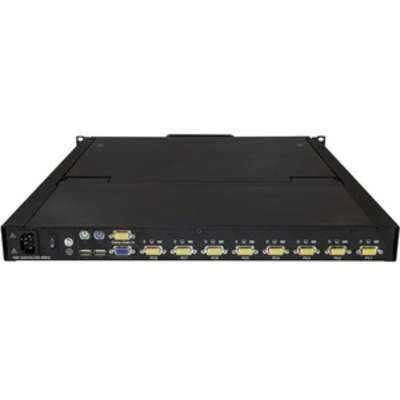 StarTech.com 8 Port Rackmount KVM Console with Cables KVM Switch with 19" LCD