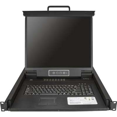 StarTech.com 16 Port Rackmount KVM Console with Cables KVM Switch with 19" LCD