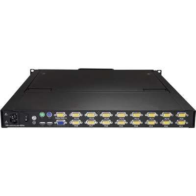 StarTech.com 16 Port Rackmount KVM Console with Cables KVM Switch with 19" LCD