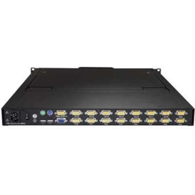 StarTech.com 16 Port Rackmount KVM Console with Cables KVM Switch with 19" LCD
