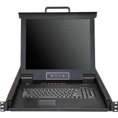 StarTech.com 8 Port Rackmount KVM Console with Cables KVM Switch with 17" LCD